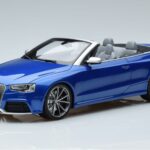 Audi RS5 B8 Cabriolet Blauw GT Spirit 1:18 ZM053 Hars