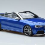 Audi RS5 B8 Cabriolet Blauw GT Spirit 1:18 ZM053 Hars - image 4 of 6