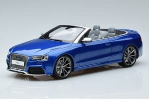 Audi RS5 B8 Cabriolet Blauw GT Spirit 1:18 ZM053 Hars