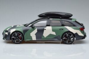 Audi RS6 C8 Avant Camouflage With Roof Top Asia Edition GT Spirit 1:18 CLDC014 Hars — afbeelding 3 van 6