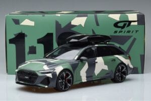 Audi RS6 C8 Avant Camouflage With Roof Top Asia Edition GT Spirit 1:18 CLDC014 Hars — afbeelding 6 van 6