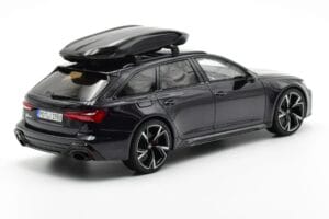 Audi RS6 C8 Avant Mythos Zwart Met Carbon Dak Asia Edition GT Spirit 1:18 CLDC007 Hars — afbeelding 2 van 6