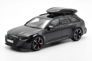 Audi RS6 C8 Avant Mythos Zwart Met Carbon Dak Asia Edition GT Spirit 1:18 CLDC007 Hars