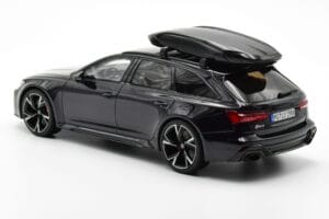 Audi RS6 C8 Avant Mythos Zwart Met Carbon Dak Asia Edition GT Spirit 1:18 CLDC007 Hars — afbeelding 5 van 6