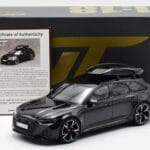 Audi RS6 C8 Avant Mythos Zwart Met Carbon Dak Asia Edition GT Spirit 1:18 CLDC007 Hars - image 6 of 6