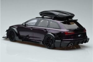 Audi RS6 C7 Avant Met Body Kit Paars GT Spirit 1:18 GT864 Hars — afbeelding 5 van 6