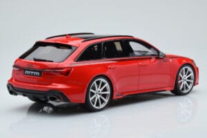 Audi RS6 MTM C8 Avant Tango Rood GT Spirit 1:18 GT432 Hars — afbeelding 2 van 6