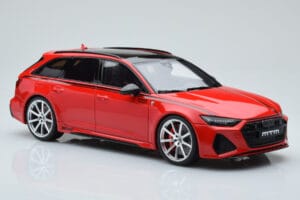 Audi RS6 MTM C8 Avant Tango Rood GT Spirit 1:18 GT432 Hars — afbeelding 4 van 6