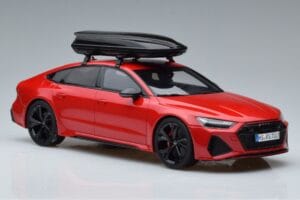 Audi RS7 C8 Sportback Rood Asia Edition GT Spirit 1:18 CLDC021 Hars — afbeelding 4 van 6