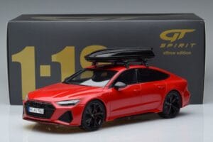 Audi RS7 C8 Sportback Rood Asia Edition GT Spirit 1:18 CLDC021 Hars — afbeelding 6 van 6