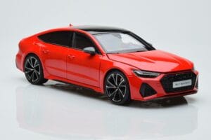 Audi RS7 C8 Sportback Rood Kengfai 1:18 VAKF-0332 Hars — afbeelding 5 van 7