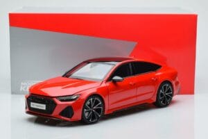 Audi RS7 C8 Sportback Rood Kengfai 1:18 VAKF-0332 Hars — afbeelding 7 van 7