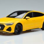 Audi RS7 C8 Sportback Geel Vossen Rims Beperkte Editie Kengfai 1:18 VAKF 0335 Metaal