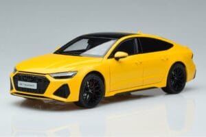 Audi RS7 C8 Sportback Geel Vossen Rims Beperkte Editie Kengfai 1:18 VAKF 0335 Metaal