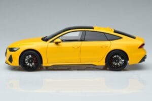 Audi RS7 C8 Sportback Geel Vossen Rims Beperkte Editie Kengfai 1:18 VAKF-0335 Metaal — afbeelding 5 van 8