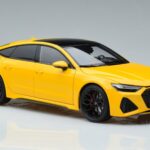 Audi RS7 C8 Sportback Geel Vossen Rims Beperkte Editie Kengfai 1:18 VAKF 0335 Metaal - image 6 of 8