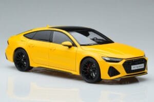 Audi RS7 C8 Sportback Geel Vossen Rims Beperkte Editie Kengfai 1:18 VAKF-0335 Metaal — afbeelding 6 van 8