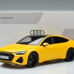 Audi RS7 C8 Sportback Geel Vossen Rims Beperkte Editie Kengfai 1:18 VAKF 0335 Metaal - image 8 of 8