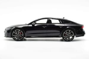 Audi RS7 C8 Sportback Mythos Zwart Asia Edition GT Spirit 1:18 CLDC011 Hars — afbeelding 3 van 6