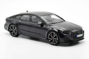 Audi RS7 C8 Sportback Mythos Zwart Asia Edition GT Spirit 1:18 CLDC011 Hars — afbeelding 4 van 6