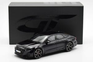 Audi RS7 C8 Sportback Mythos Zwart Asia Edition GT Spirit 1:18 CLDC011 Hars — afbeelding 6 van 6