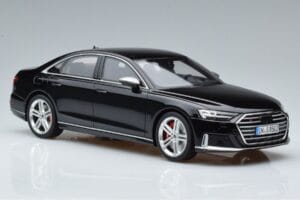 Audi S8 D5 Mythos Zwart Asia Edition GT Spirit 1:18 CLDC019 Hars — afbeelding 4 van 6