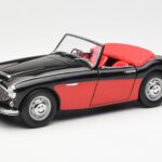 Austin-Healey 3000 Mk I Spider Zwart Rood Kyosho 1:18 08141KR
