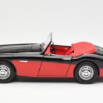 Austin-Healey 3000 Mk I Spider Zwart Rood Kyosho 1:18 08141KR - image 4 of 8
