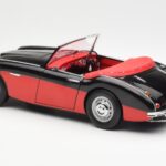 Austin-Healey 3000 Mk I Spider Zwart Rood Kyosho 1:18 08141KR - image 7 of 8