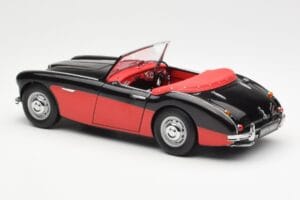 Austin-Healey 3000 Mk I Spider Zwart Rood Kyosho 1:18 08141KR Metaal — afbeelding 7 van 8