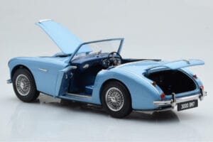 Austin-Healey 3000 Mk1 BN7 Blauw Kyosho 1:18 08149HBL Metaal — afbeelding 3 van 8