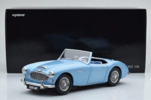 Austin-Healey 3000 Mk1 BN7 Blauw Kyosho 1:18 08149HBL Metaal — afbeelding 8 van 8