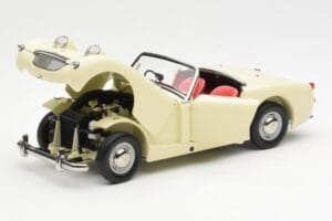 Austin-Healey Sprite Mk I Open Old English Wit Kyosho 1:18 08953EW Metaal — afbeelding 2 van 8