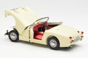 Austin-Healey Sprite Mk I Open Old English Wit Kyosho 1:18 08953EW Metaal — afbeelding 5 van 8