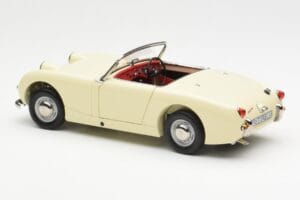 Austin-Healey Sprite Mk I Open Old English Wit Kyosho 1:18 08953EW Metaal — afbeelding 7 van 8