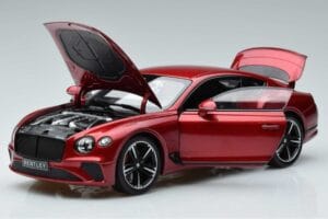 Bentley Continental GT Candy Rood Norev 1:18 182788 Metaal — afbeelding 2 van 7