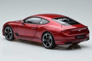Bentley Continental GT Candy Rood Norev 1:18 182788 Metaal — afbeelding 6 van 7