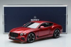 Bentley Continental GT Candy Rood Norev 1:18 182788 Metaal — afbeelding 7 van 7
