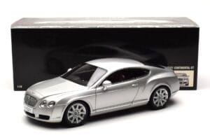 Bentley Continental GT Zilver Minichamps 1:18 100139021 Metaal — afbeelding 8 van 8