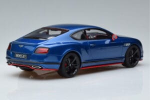 Bentley Continental GT Speed Black Edition Blauw GT Spirit 1:18 KJ006 Hars — afbeelding 2 van 6