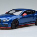 Bentley Continental GT Speed Black Edition Blauw GT Spirit 1:18 KJ006 Hars