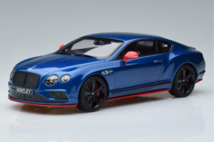 Bentley Continental GT Speed Black Edition Blauw GT Spirit 1:18 KJ006 Hars