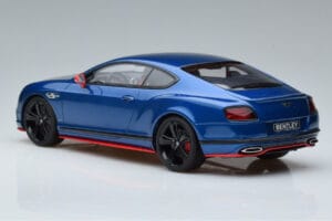 Bentley Continental GT Speed Black Edition Blauw GT Spirit 1:18 KJ006 Hars — afbeelding 5 van 6
