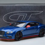 Bentley Continental GT Speed Black Edition Blauw GT Spirit 1:18 KJ006 Hars - image 6 of 6