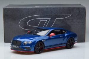 Bentley Continental GT Speed Black Edition Blauw GT Spirit 1:18 KJ006 Hars — afbeelding 6 van 6