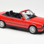 BMW 318i E30 Cabriolet Rood Norev 1:18 183210 - image 4 of 6
