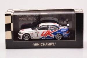 BMW 320si E90 BMW Team UK #1 A. Priaulx WTCC Porto Winner 2007 Minichamps 1:43 400072601 Metaal — afbeelding 4 van 4