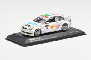 BMW 320si E90 BMW Team Italy Spain #4 A. Zanardi WTCC Brno 3rd Race 2007 Minichamps 1:43 400072604 Metaal — afbeelding 2 van 4