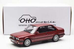 BMW 325i E30 Bordeaux Metallic Otto 1:18 OT102 Hars — afbeelding 6 van 6