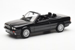 BMW 325i E30 Cabriolet Zwart Metallic Norev 1:18
